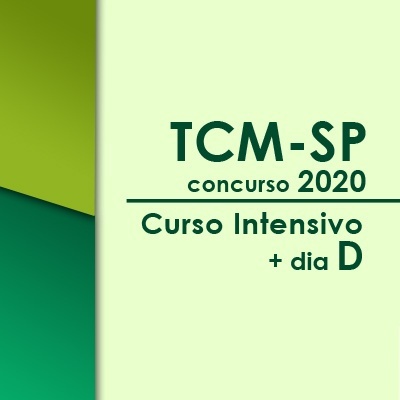 TCM SP Concurso 2021 | Curso Intensivo Online