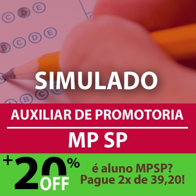 MPSP Auxiliar de Promotoria 2019 | Simulado Online
