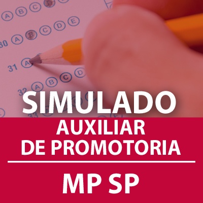 MP SP Auxiliar de Promotoria 2019 | Simulado Online