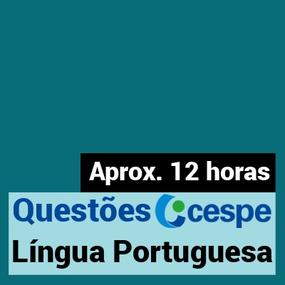 Questões CESPE Língua Portuguesa