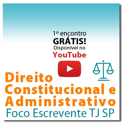 Direitos Constitucional e Administrativo Artigo por Artigo para Escrevente TJ SP - Módulo 1