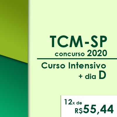 TCM SP Concurso 2020 | Curso Intensivo Online