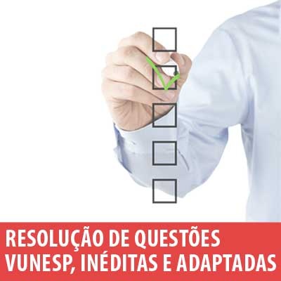 Curso Matemática Resolução de Questões Vunesp, Inéditas e Adaptadas